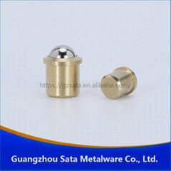 Brass body SS ball spring plunger