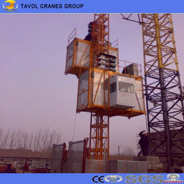 SC200/200 High Quality Building Hoist used in Construction
