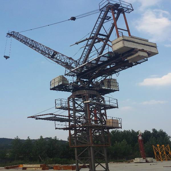 2.9Ton Height Construction Machine Luffing Erect Tower Crane 3