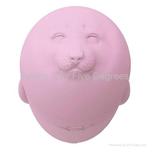 55 degree HiHi Fur Seal  Water bottle pink 300ml