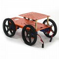 4WD Educational Aluminum Metal Robot Car Chassis 3