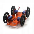 4WD Educational Aluminum Metal Robot Car Chassis 4