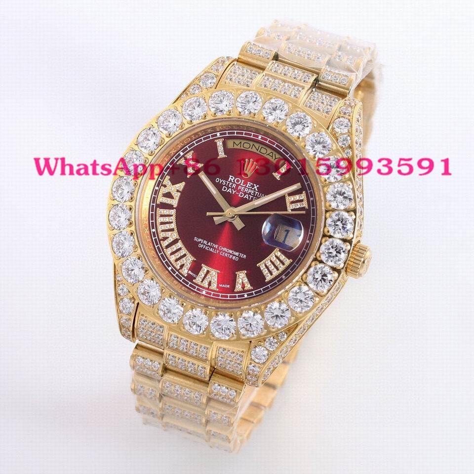Wholesale Rolex Full of diamonds Man watch Hot on sell Rolex Automatic Watch 2