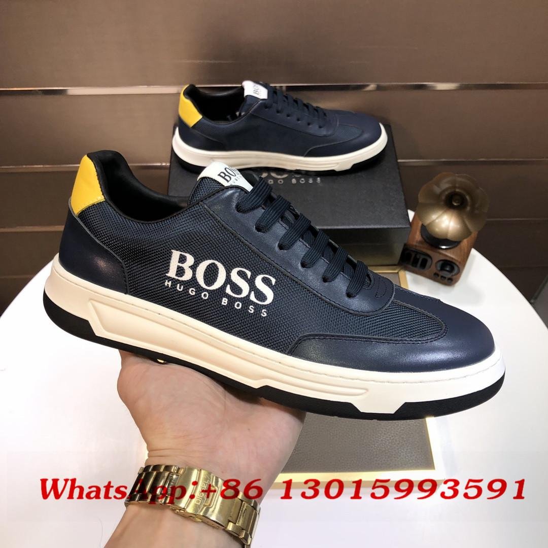 hugo boss shoes men casual shoes sneakers boss 1：1 top  shoes boss dress shoes