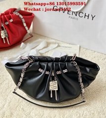 Givenchy KennyBag KendallJenner women black cut out bag in box leather original 