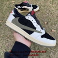      air Jordan 1 Retro Low OG SP Travis Scott Olive DZ4137-106 sport shoes  1