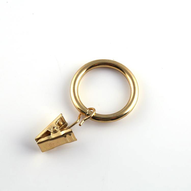 Metal curtain ring with clip 4