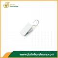 Small white paint coating hook curtain clip 