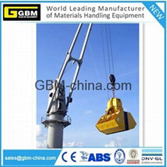 Hydraulic Vessel Telescopic Boom Marine Ship Deck Crane