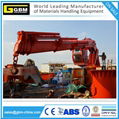 Hydraulic Vessel Telescopic Floading Boom Marine Ship Deck Crane 2