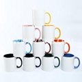 11oz wholesale blank coffee mug cheap plain ceramic mug for sublimation 3