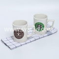 Customized color 300ml porcelain ceramic mugs cups custom printing with cheap pr 3