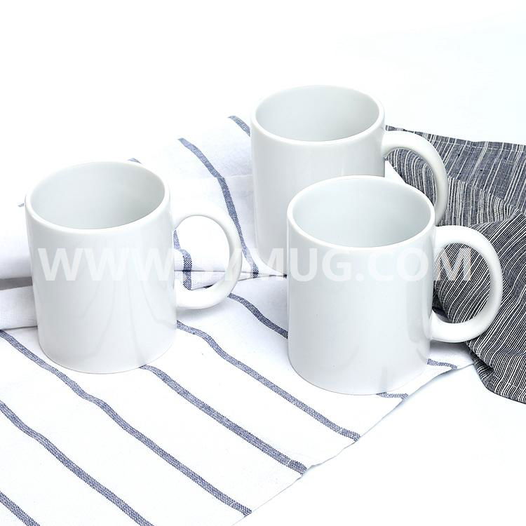 Manufacture direct wholesale top grade classic 11 oz white sublimation mugs 3
