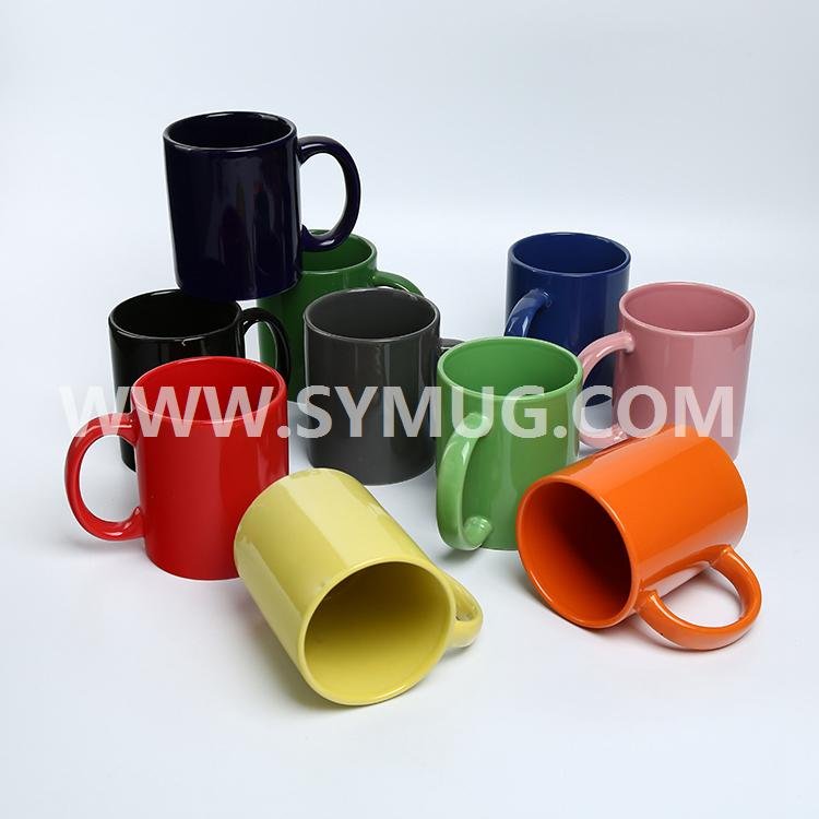 Solid color coffee mugs wholesale 3