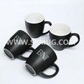 Wholesale two-tone color ceramic mug with printing 2