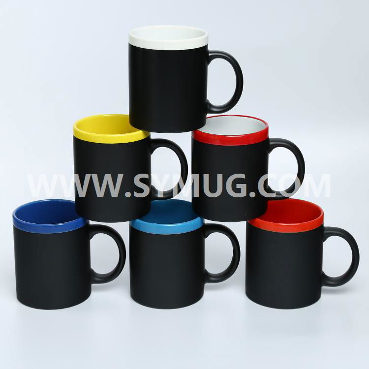 11 oz ceramic mug with blackboard 
