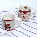 12 oz snow man ceramic mug wholesale 4