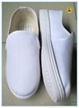 white canvas upper PVC outsole laboratory shoes  2