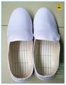 white canvas upper PVC outsole laboratory shoes  5