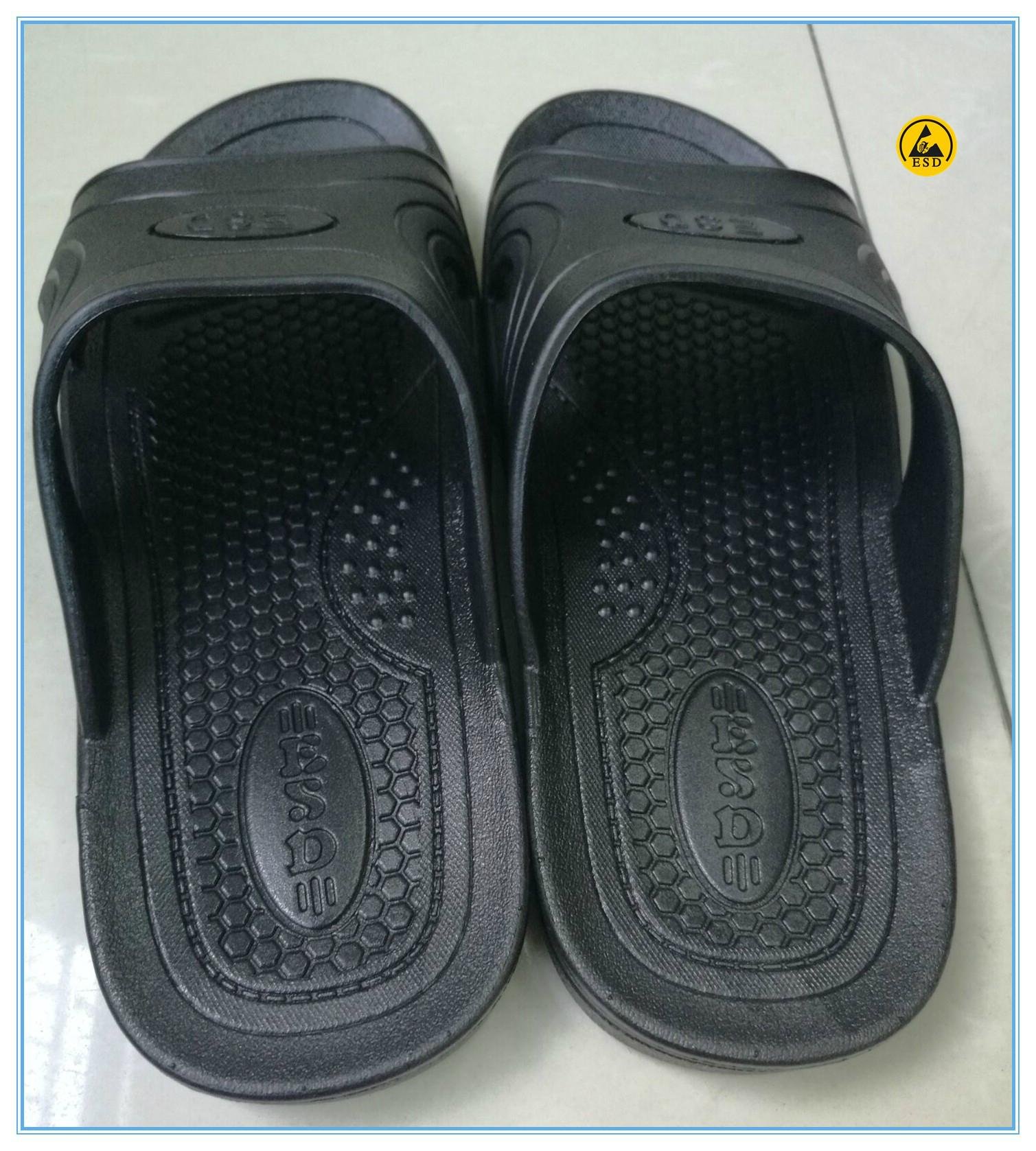 SPU(PVC foamed)material ESD slippers 
