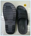 black color SPU(PVC foamed) lab slippers 4