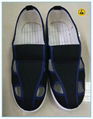 black color canvas upper pvc outsole esd 4 holes shoes  2