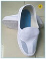 white canvas upper pvc outsole anti static shoes  2