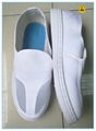 white canvas upper pvc outsole anti static shoes  4