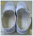 white color pvc leather upper SPU outsole electrical shock proof shoes 2