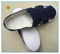 blue canvas upper SPU(PVC foamed) outsole cleanroom work shoes 3