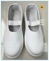 white color microfiber leather upper PU electircal insulation safety  shoes