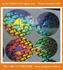 waterproof  hologram 3d laser film sticker