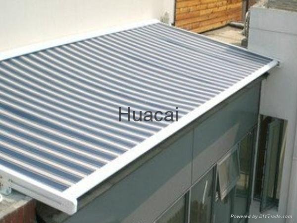 Automatic Aluminum Outdoor Roof Zenith Awning 2