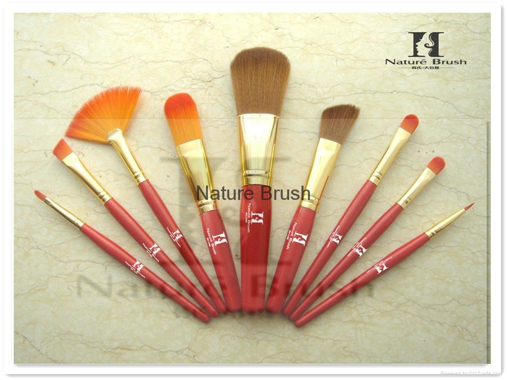 Cosmetic brush kits sets 4