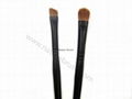 Makeup cosmetic brush with synthetic hair and animal hair 1