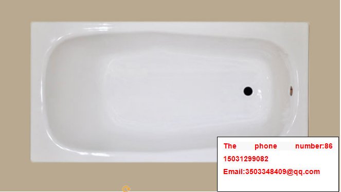 china made bathroom  high quality CE&CUPC cast iron enameled bathtub
