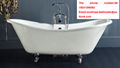 freestanding bathroom cast iron tub with clawfoot CE&CUPC 2