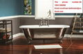 freestanding bathroom cast iron tub with clawfoot CE&CUPC 4