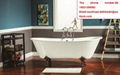 freestanding bathroom cast iron tub with clawfoot CE&CUPC 5