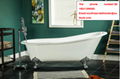  high quality bathroom cheap CE&CUPC freestanding tub with four legs 3