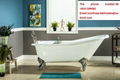  high quality bathroom cheap CE&CUPC freestanding tub with four legs 4