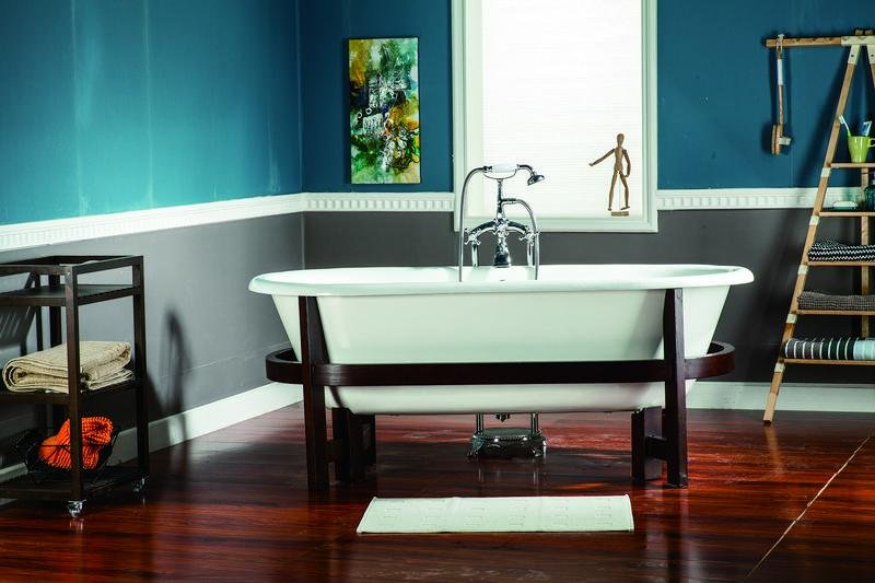 sanitary ware bathroom classical standard bathtub freestanding cast iron bathtub 4