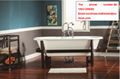 sanitary ware bathroom classical standard bathtub freestanding cast iron bathtub 5