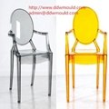 DDW Plastic Transparent Chair Mould Acrylic Chair Mold Clear Plastic Chair Mold