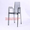 DDW Plastic Transparent Chair Mould Acrylic Chair Mold Clear Plastic Chair Mold 4