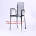 DDW Plastic Transparent Chair Mould Acrylic Chair Mold Clear Plastic Chair Mold