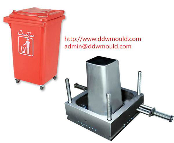 DDW Plastic Trash Bin Mould Plastic Garbage Can Molds