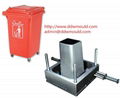 DDW Plastic Trash Bin Mould Plastic Garbage Can Molds 1