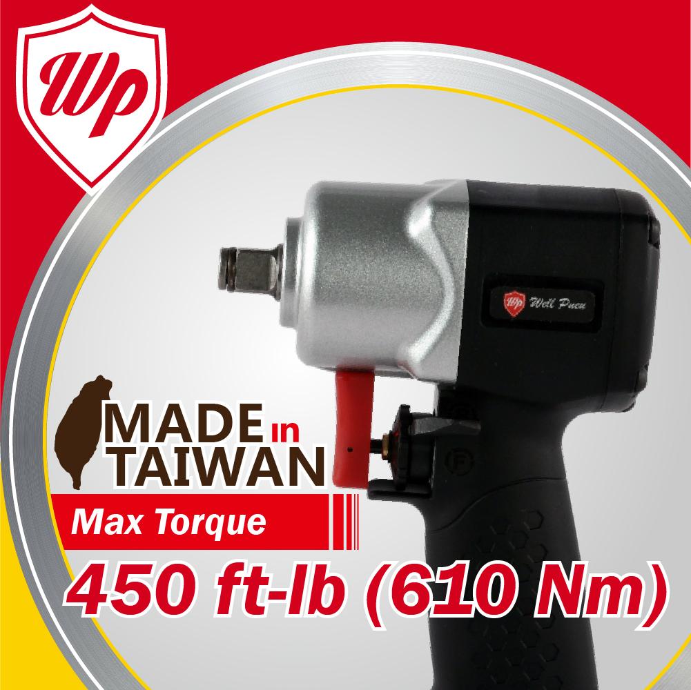 1/2” Mini Composite Air Impact Wrench