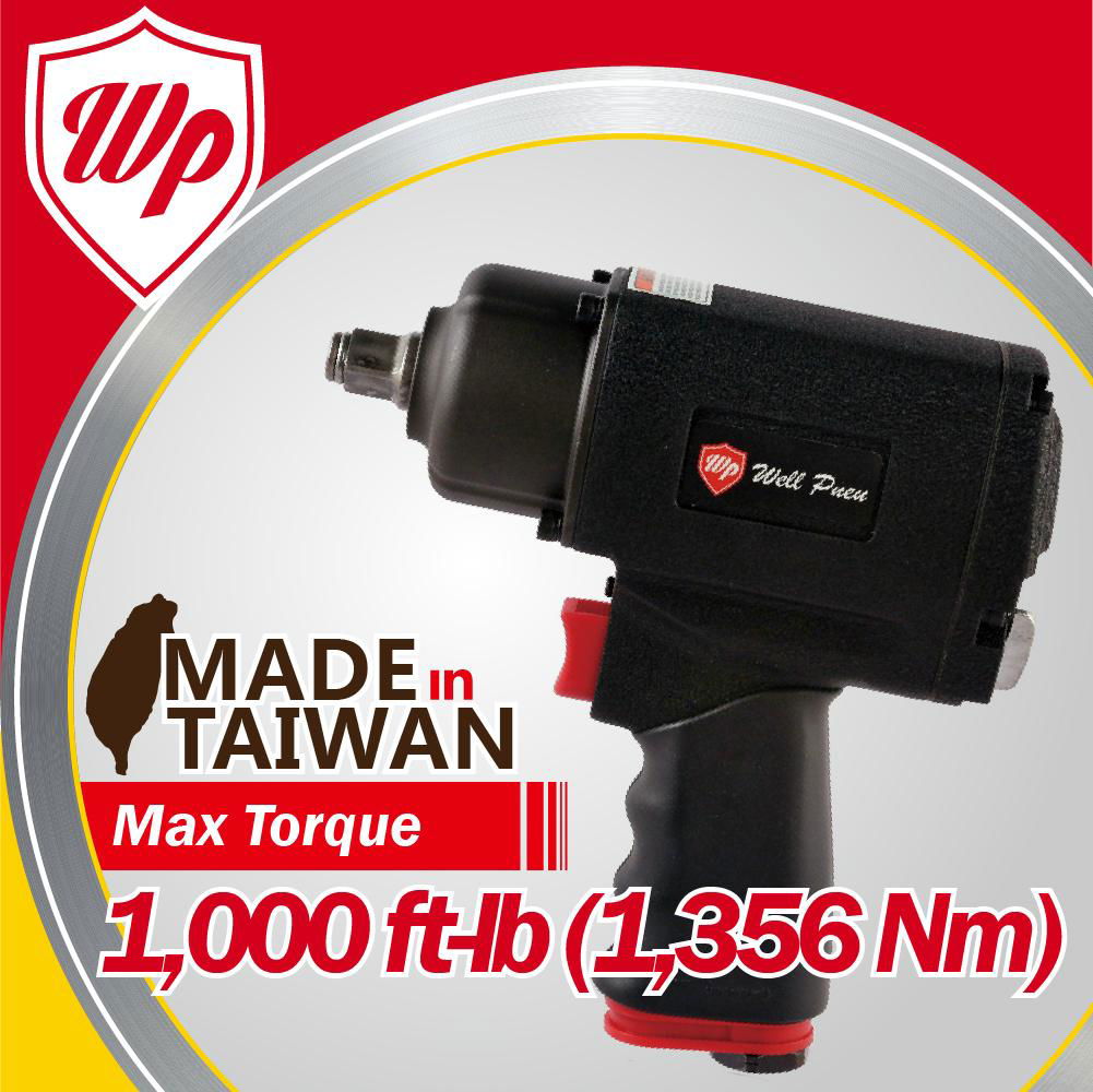 1/2” Heavy Duty Metal Air Impact Wrench
